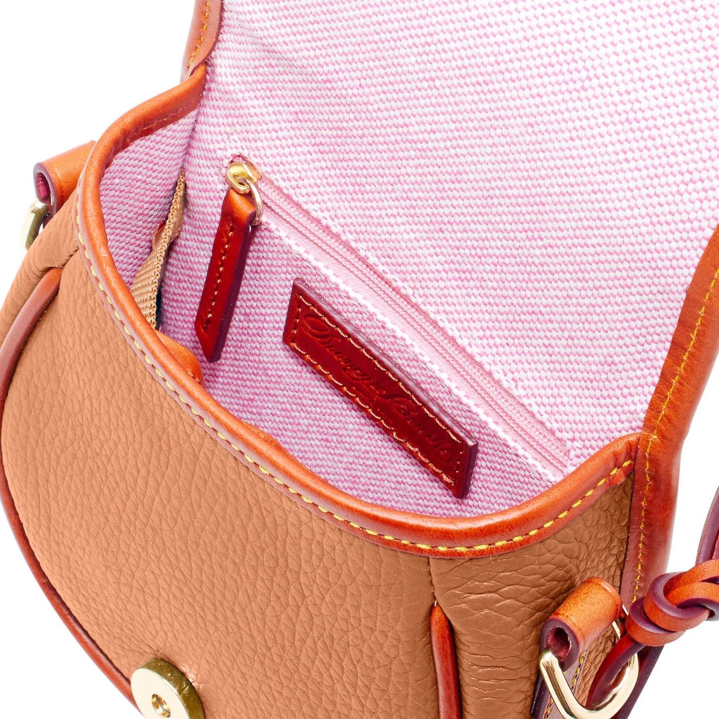 Dooney & Bourke Handbag, All Weather Leather 2 Duck Bag Crossbody - Caramel