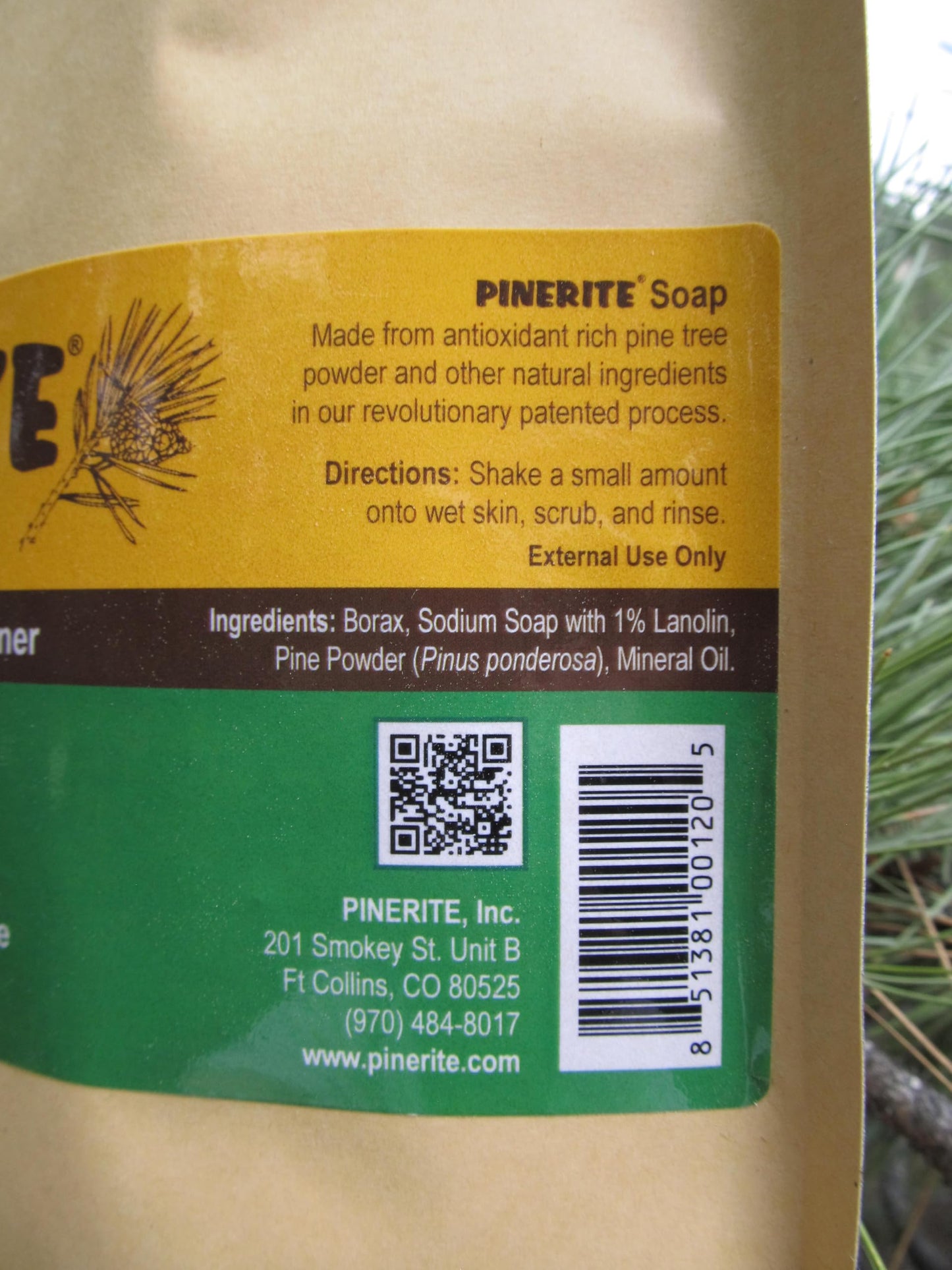 Pinerite Powdered Hand Soap