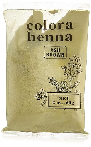 Colora Henna Powder Hair Color Ash Brown 2oz (3 Pack)