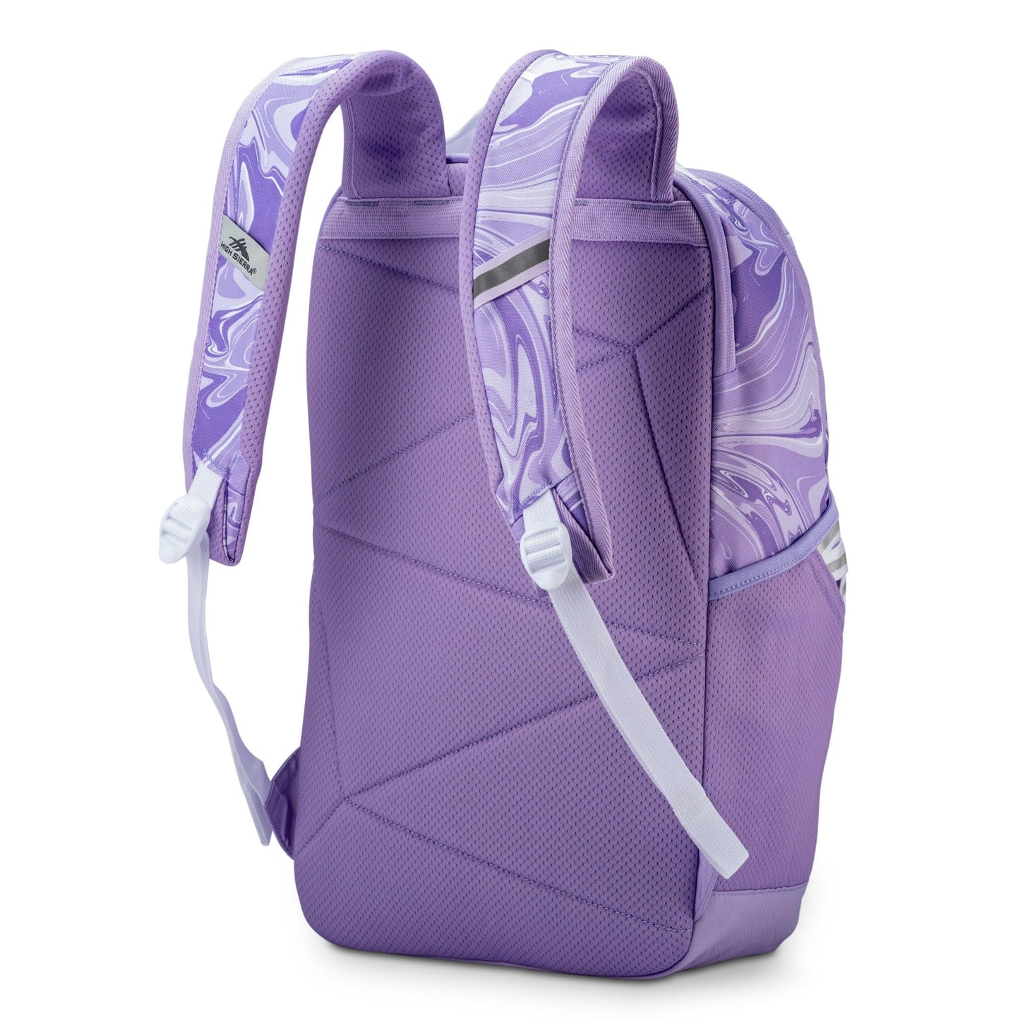 High Sierra Swoop Backpack with 17" Laptop Pocket, Marble Lavender