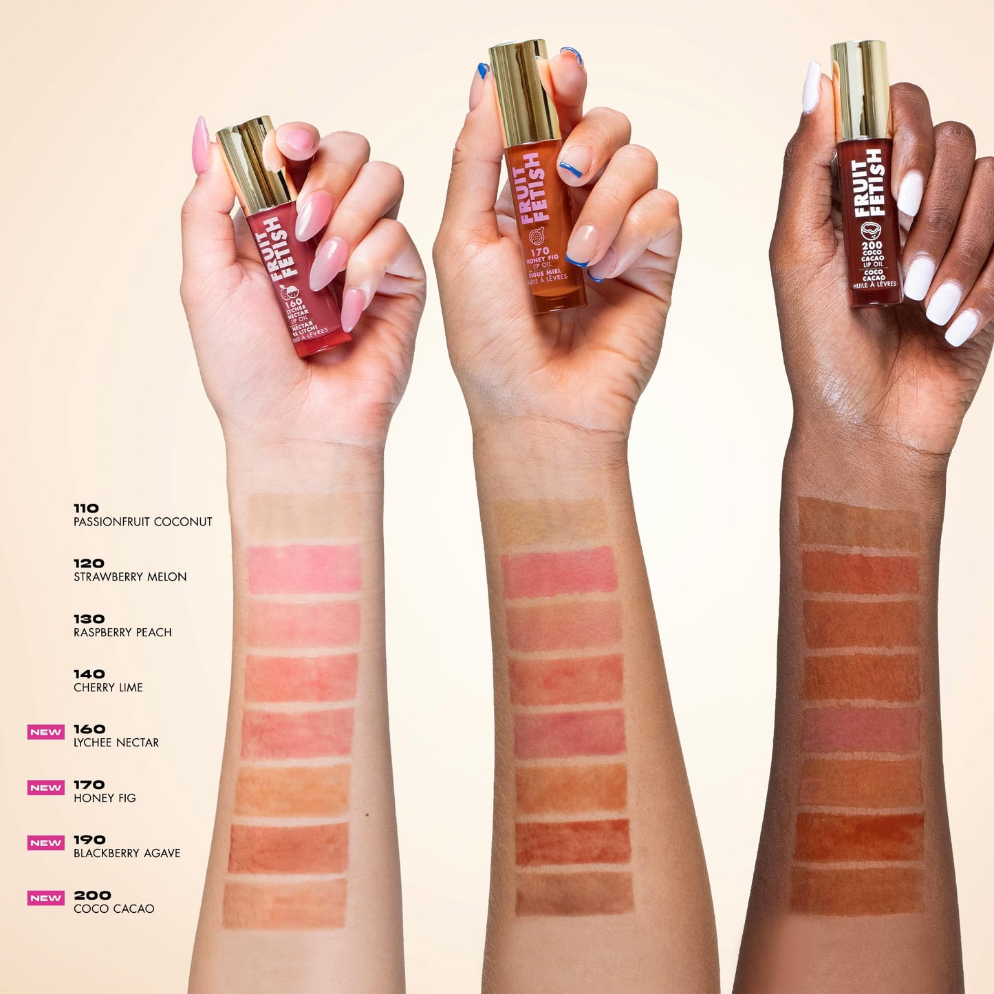 Milani Fruit Fetish Lip Oil, Tinted Lip Gloss & Hydrating Lip Oil Treatment, Moisturizing Non Sticky Clear Shine, High Shine Lip Balm for Dry Lips
