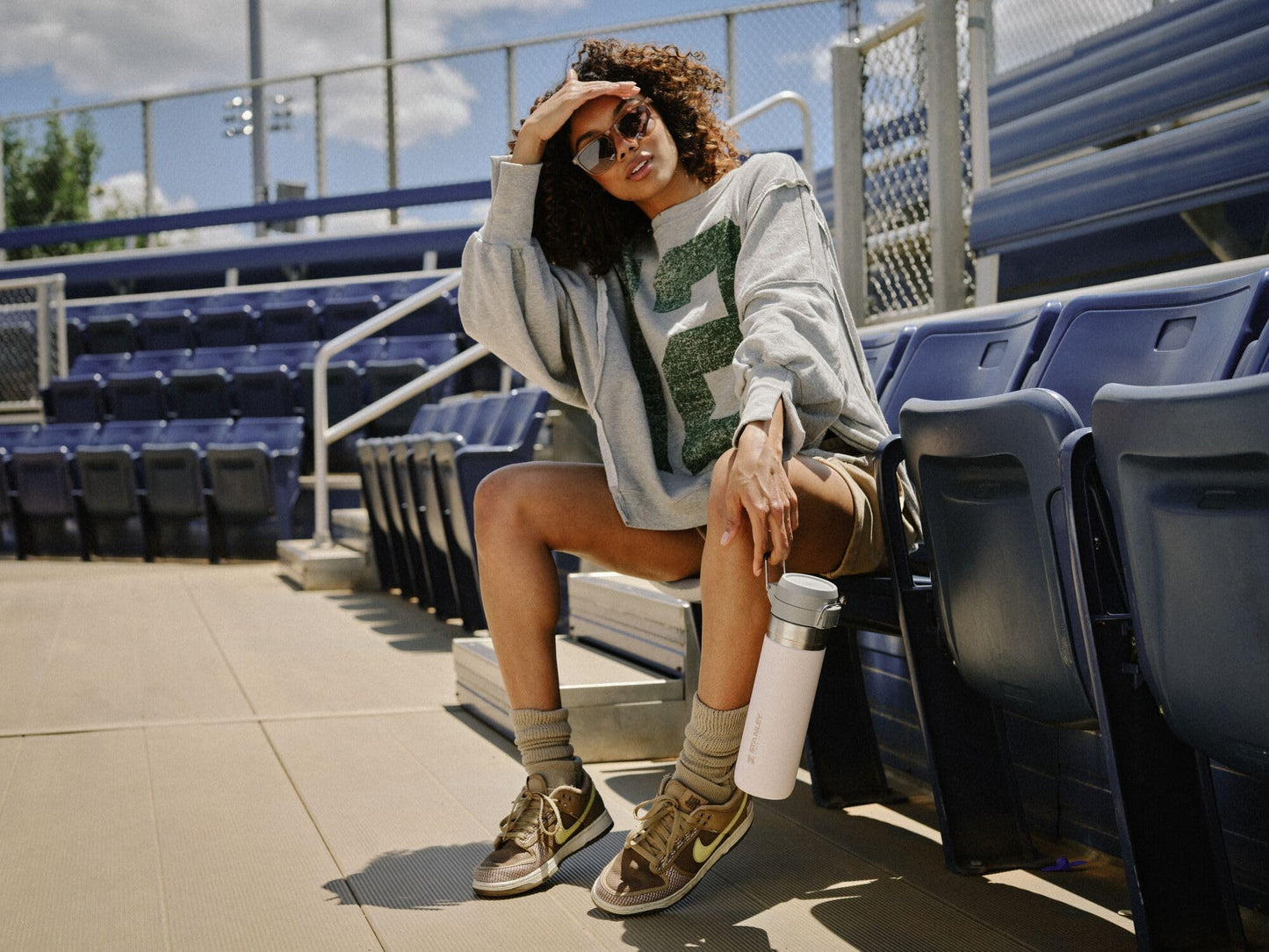 Stanley Quick Flip GO Water Bottle 36 oz | Push Button Lid | Leakproof and Packable for Travel and Sports | Insulated Stainless Steel | BPA-Free