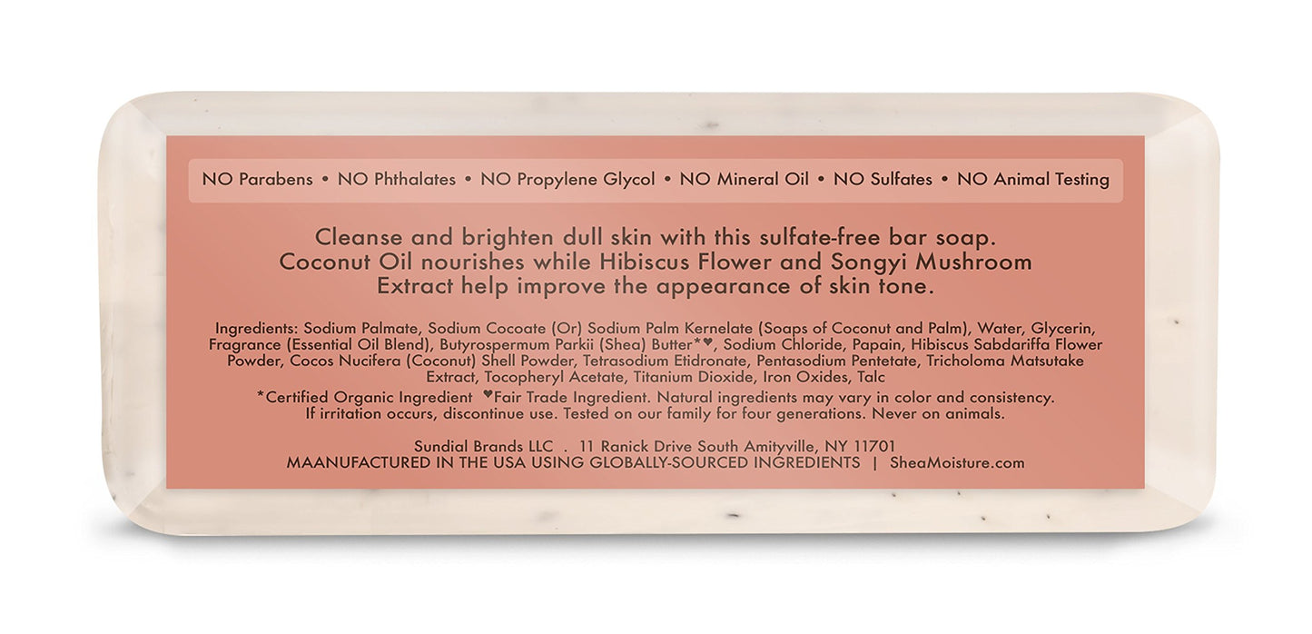 Shea Mst Ccnt&Hbscs Shbtr Size 8.0 O Shea Moisture Coconut & Hibiscus Shea Butter Soap 8.0oz