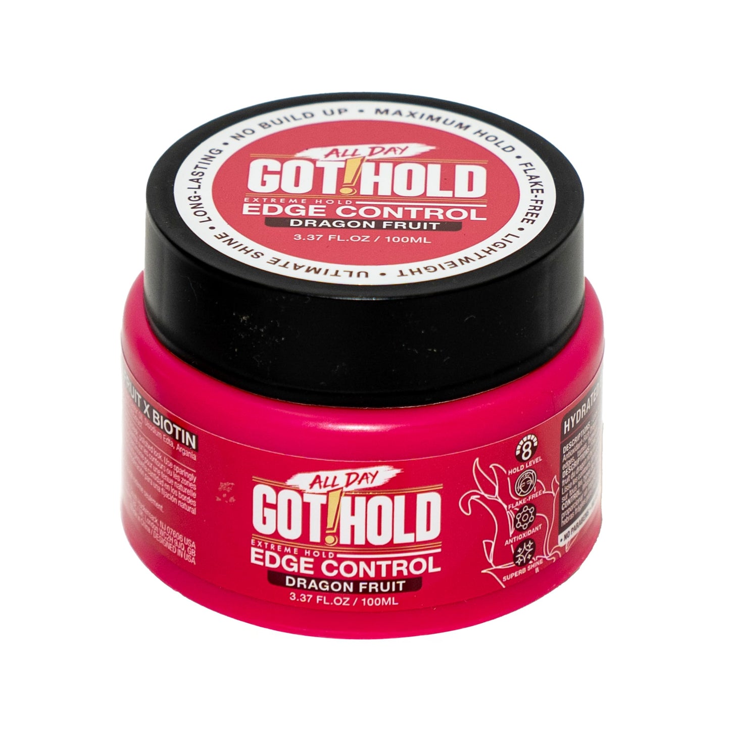 ALL DAY GOT HOLD Extreme hold Dragon Fruit Edge Control 3.37 fl.oz/100ml