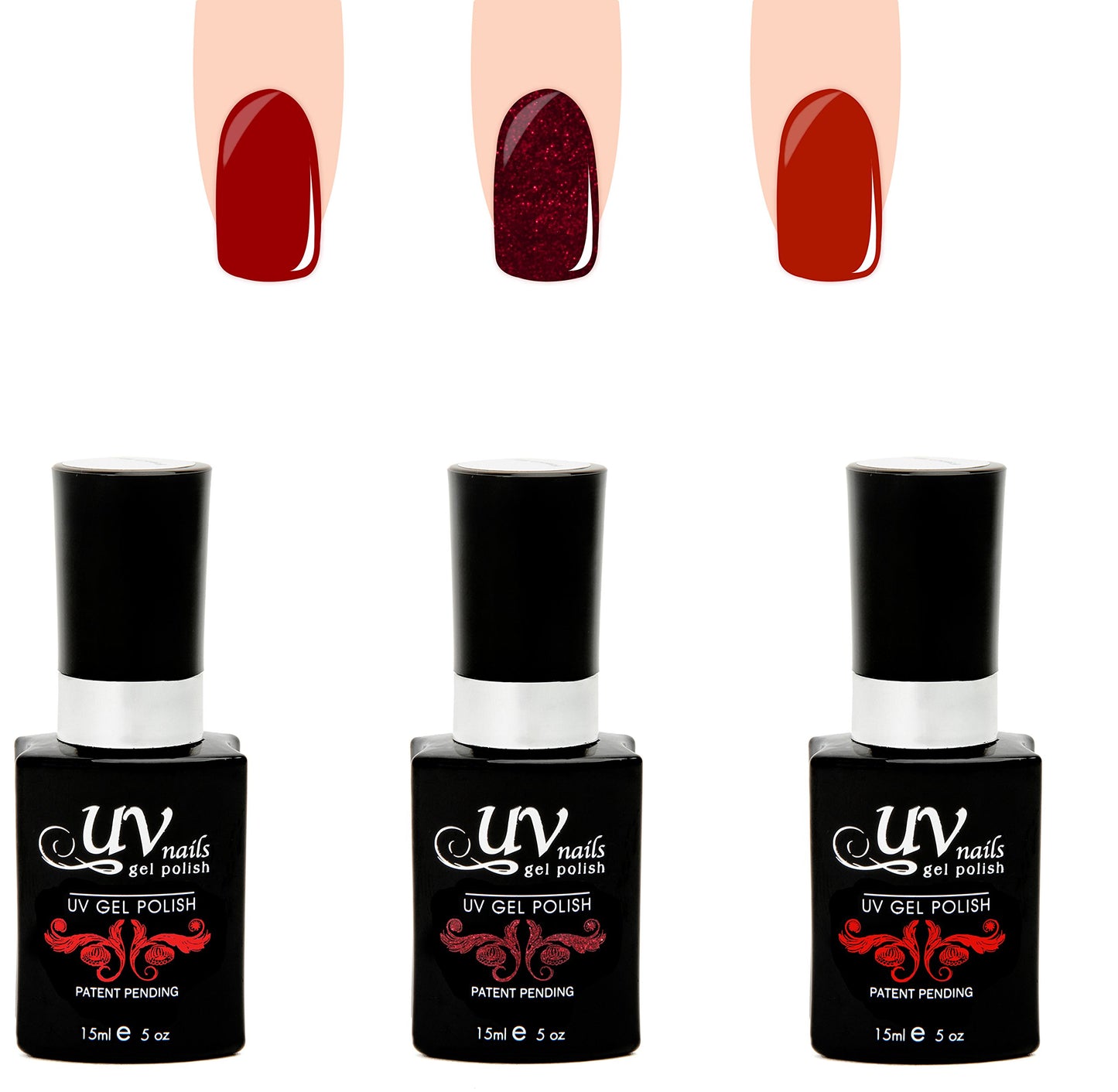 UV-Nails Eos Set of 3 UV or LED gel polish Beauty & Personal Care UV-NAILS