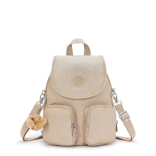 Kipling Women's Firefly Up Backpacks, Sparkled Beige, One Size, FIREFLY UP