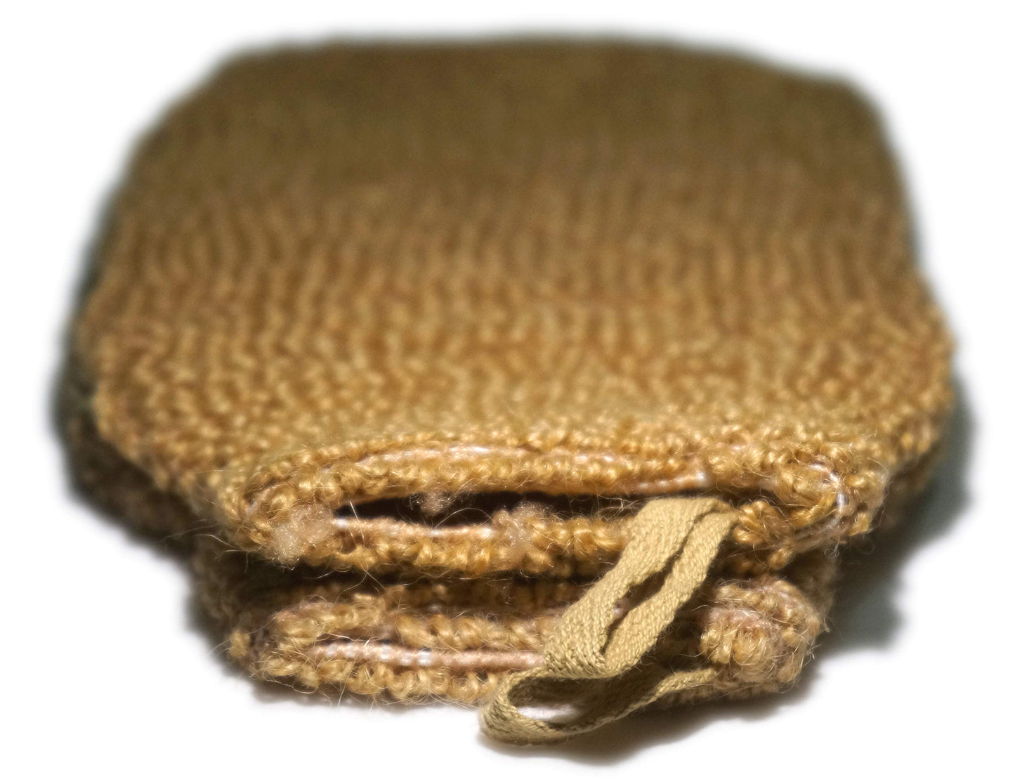 2 Pieces(5.1×9.0 inches) Natural Vegetable Fiber Exfoliating Sisal Bath Spa Shower Scrubber Loofah Rub Glove Mitt Mitten - Great for Your Skin Care