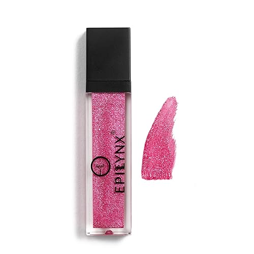 EPILYNX Vegan Glitter & Matte Liquid Lip Gloss - Moisturizing Formula for Hydration & Long Lasting Wear - Cruelty Free, Paraben Free, Gluten Free