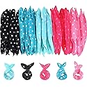 Bememo 40 Pieces Soft Curlers Hair Rollers Overnight Heatless Pillow Rollers for Hair Satin Sponge Curlers to Sleep in No Heat for Long Short Styling