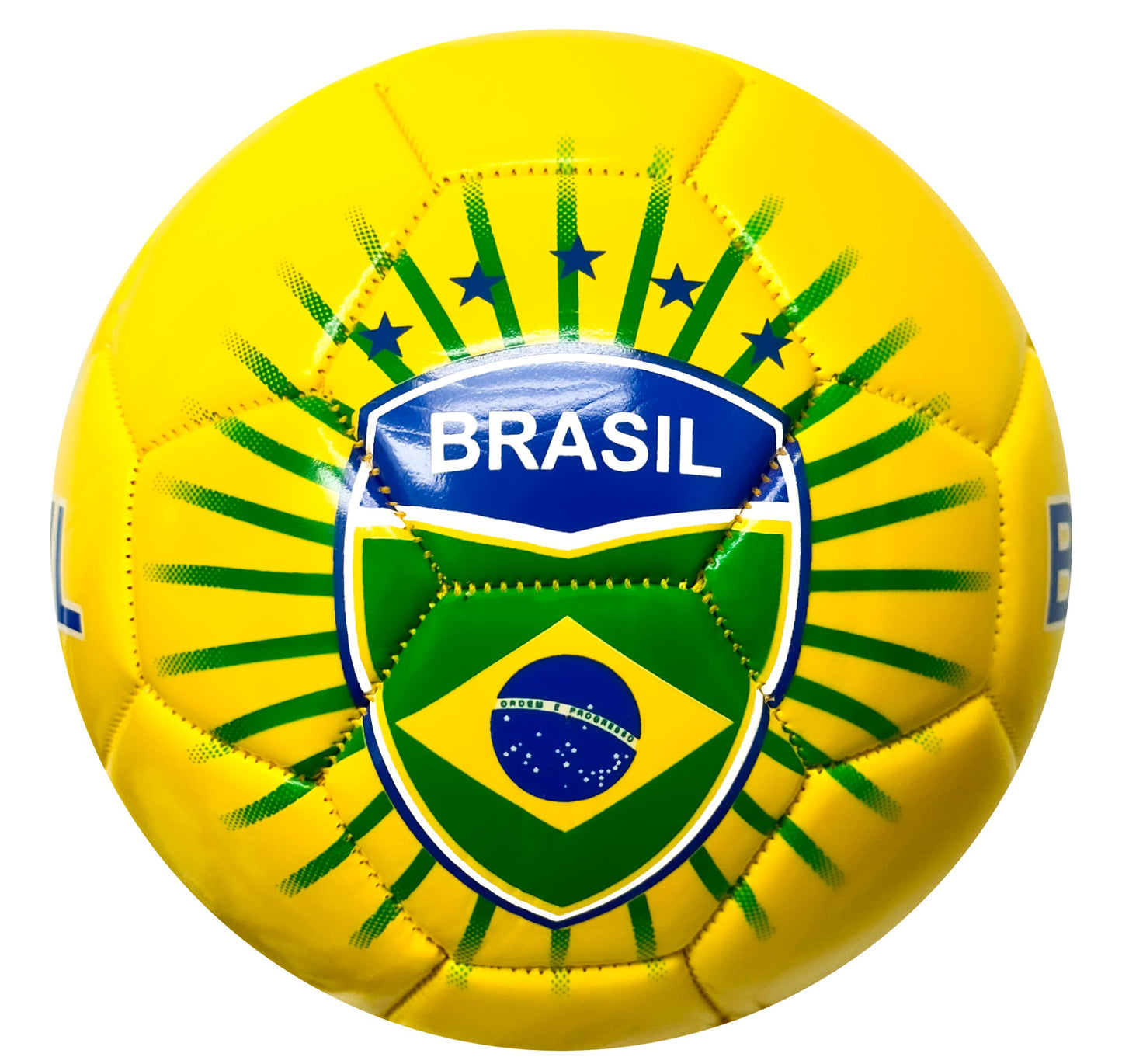 Just 4 Kicks Brasil Soccer Ball (Size 2), Brazil Mini Ball #2