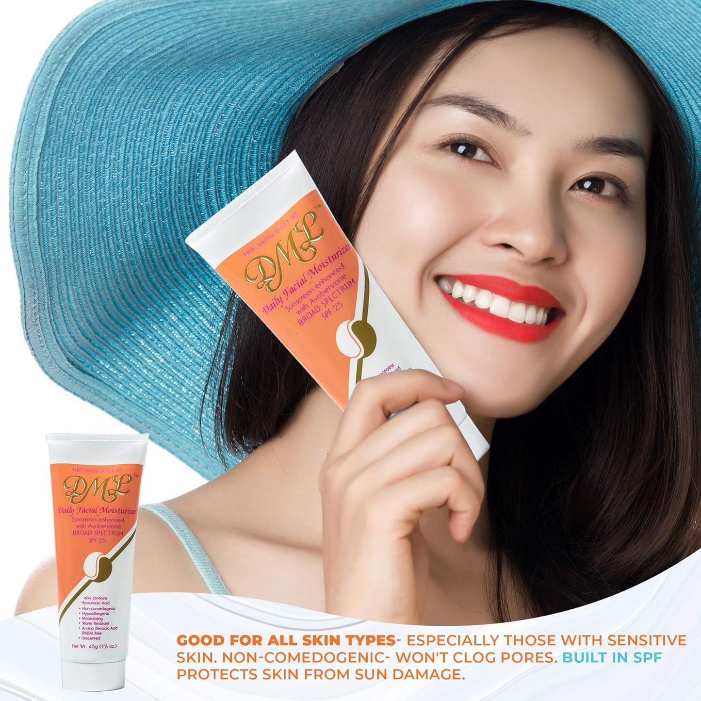 DML Facial Moisturizer Cream with SPF25, 1.5oz