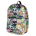 Bioworld Minecraft Backpack Multi Character Chibi Video Game School Laptop Travel Backpack