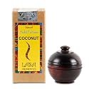 Lasa Aromatics Natural Solid Perfume Body Musk In Wooden Jar - 6 gm (Coconut) Beauty & Personal Care LASA AROMATICS