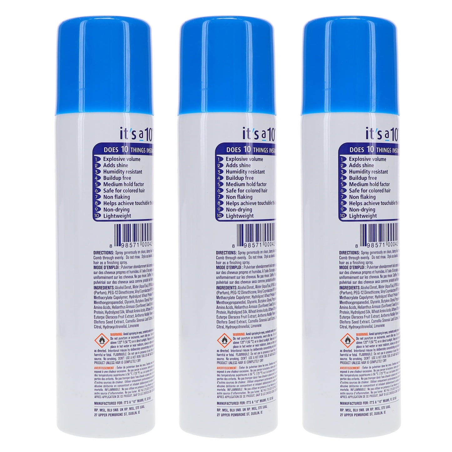 It's a 10 Haircare Miracle Blowdry Volumizer, 6 fl. oz. (Pack of 3)