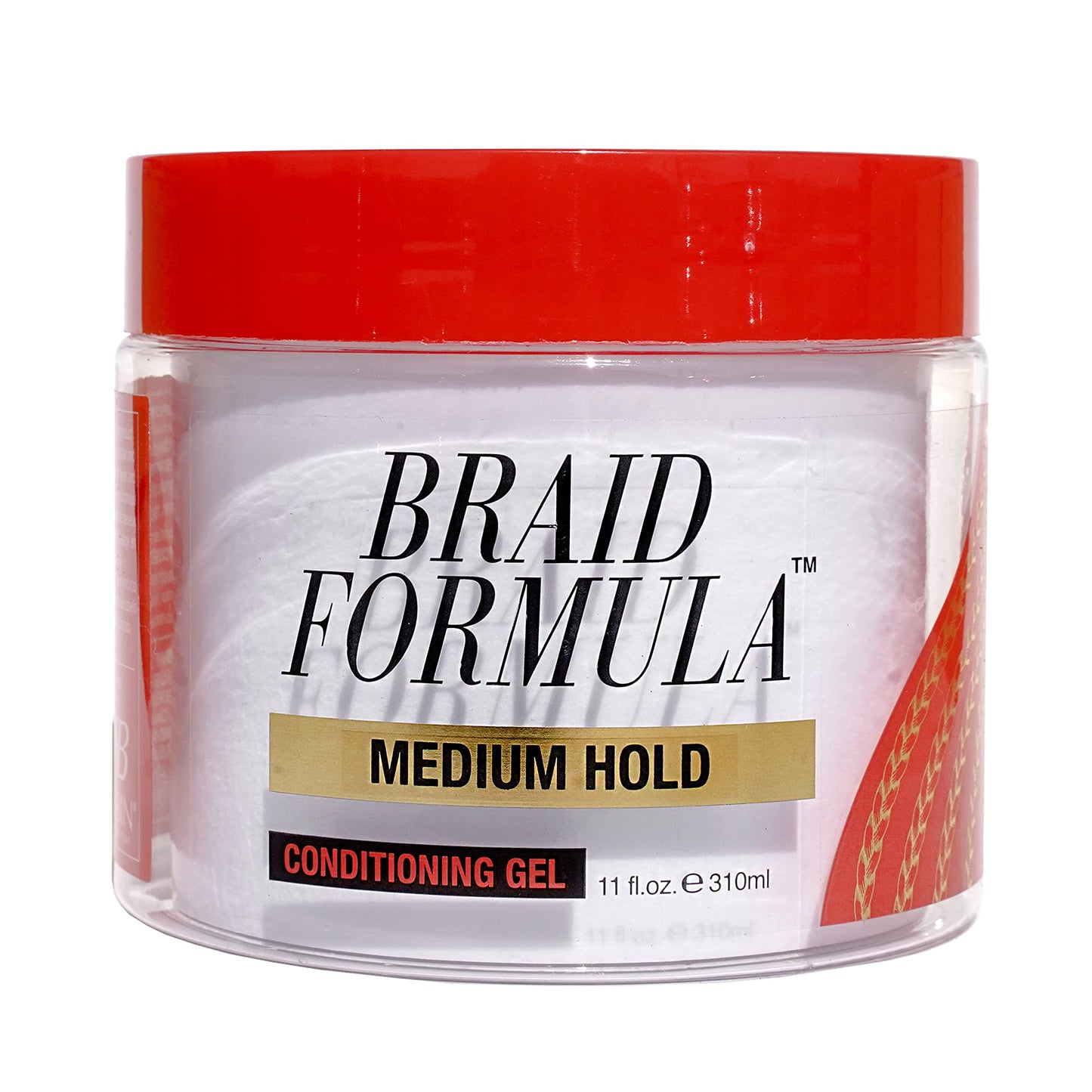 EBIN NEW YORK Braid Formula Conditioning Gel, Medium Hold, 11oz | Great for Braiding, Twisting, Edges, No Residue, No Flaking, Strong Hold, High