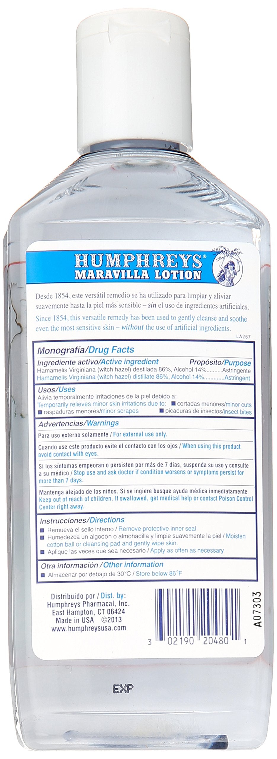 Humphreys Maravilla Lotion 8oz