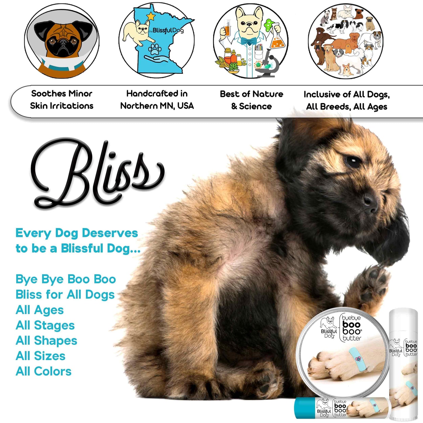 The Blissful Dog Irish Setter Boo Boo Butter, 0.50 Ounce Beauty and Personal Care The Blissful Dog