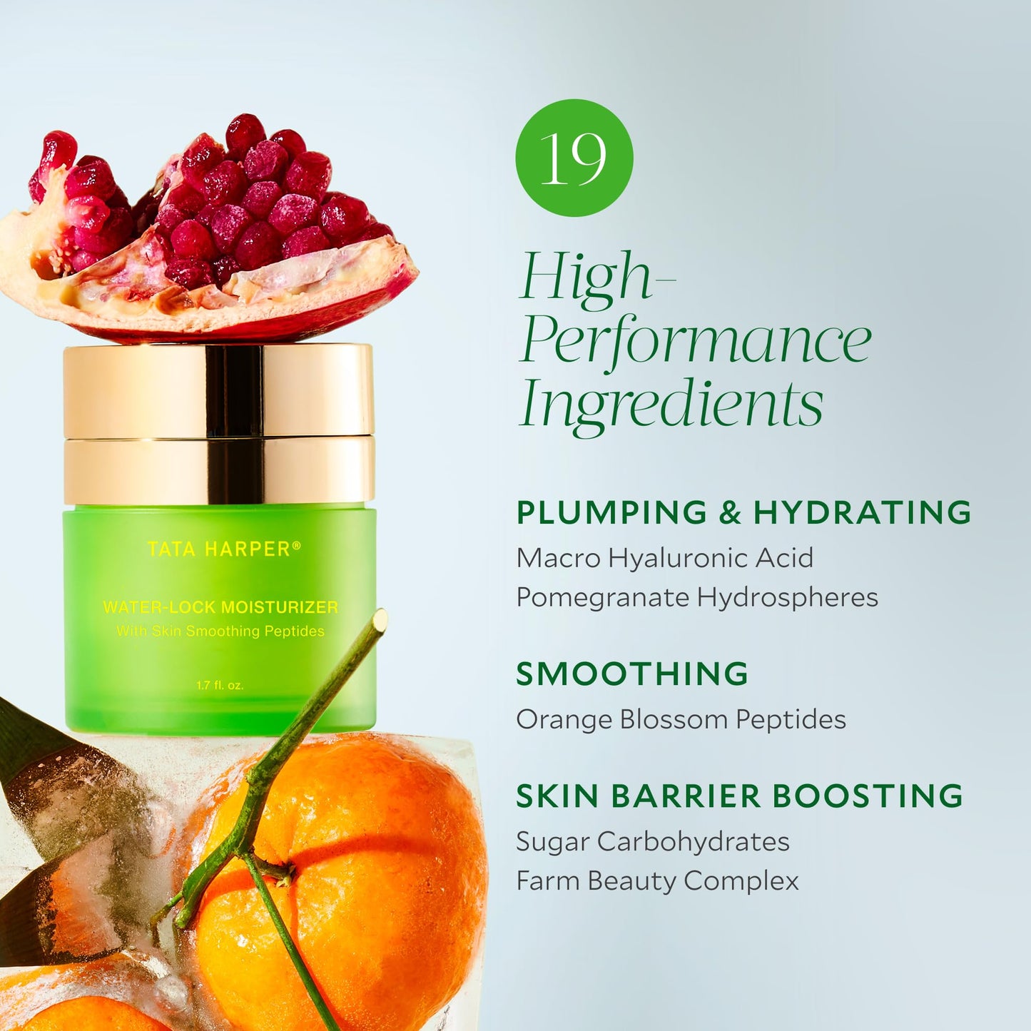 Tata Harper Water-Lock Moisturizer, Lightweight, Silicone-Free Hydrator, 100% Natural, Made Fresh in Vermont (Refill)