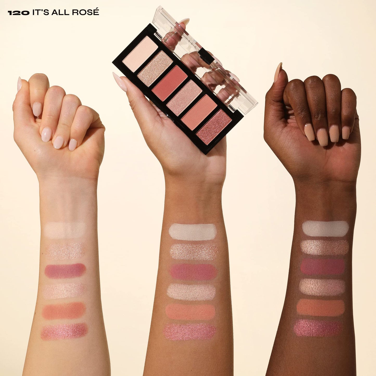 Milani Gilded Mini Eyeshadow Palette with 6 Matte & Shimmer Hues - It's All Ros?©