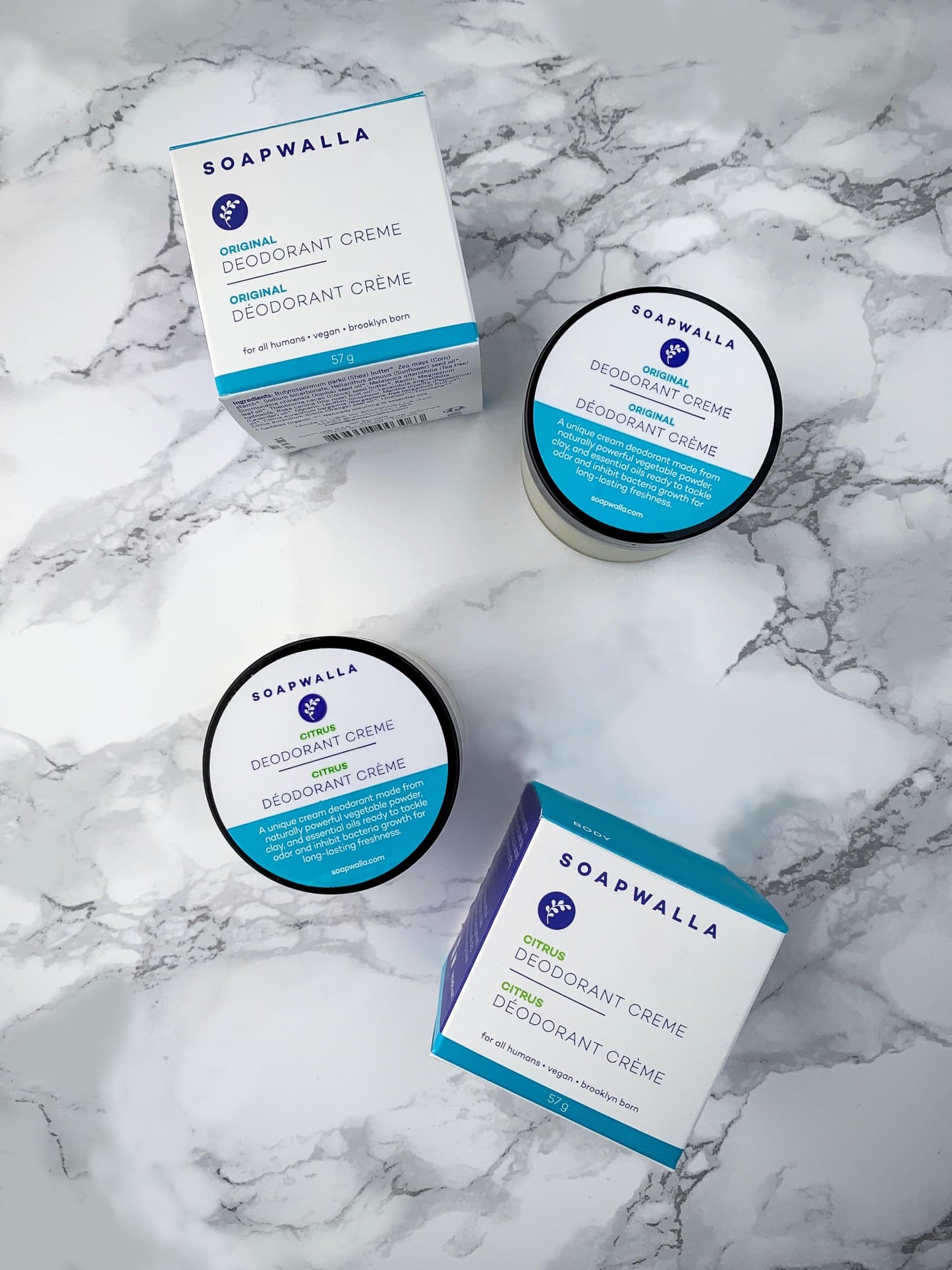 Soapwalla - Natural Aluminum-Free Deodorant Cream (Original) - Vegan, Cruelty-Free, Clean Skincare (Full Size, 2 oz - 57 g) Beauty and Personal Care Soapwalla