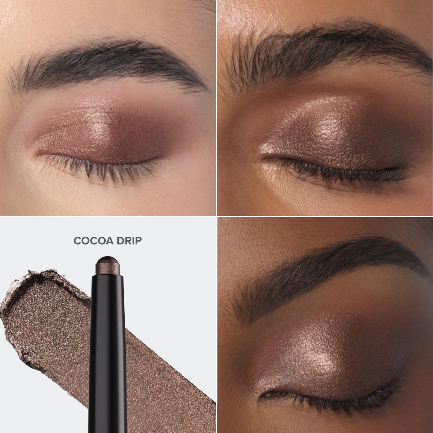 Anastasia Beverly Hills GLIDR Shadow Stick - Luxury Cream-to-Powder Eye Color, Intense Shimmer & Matte Finishes for One-Swipe Radiant Eyes - Cocoa