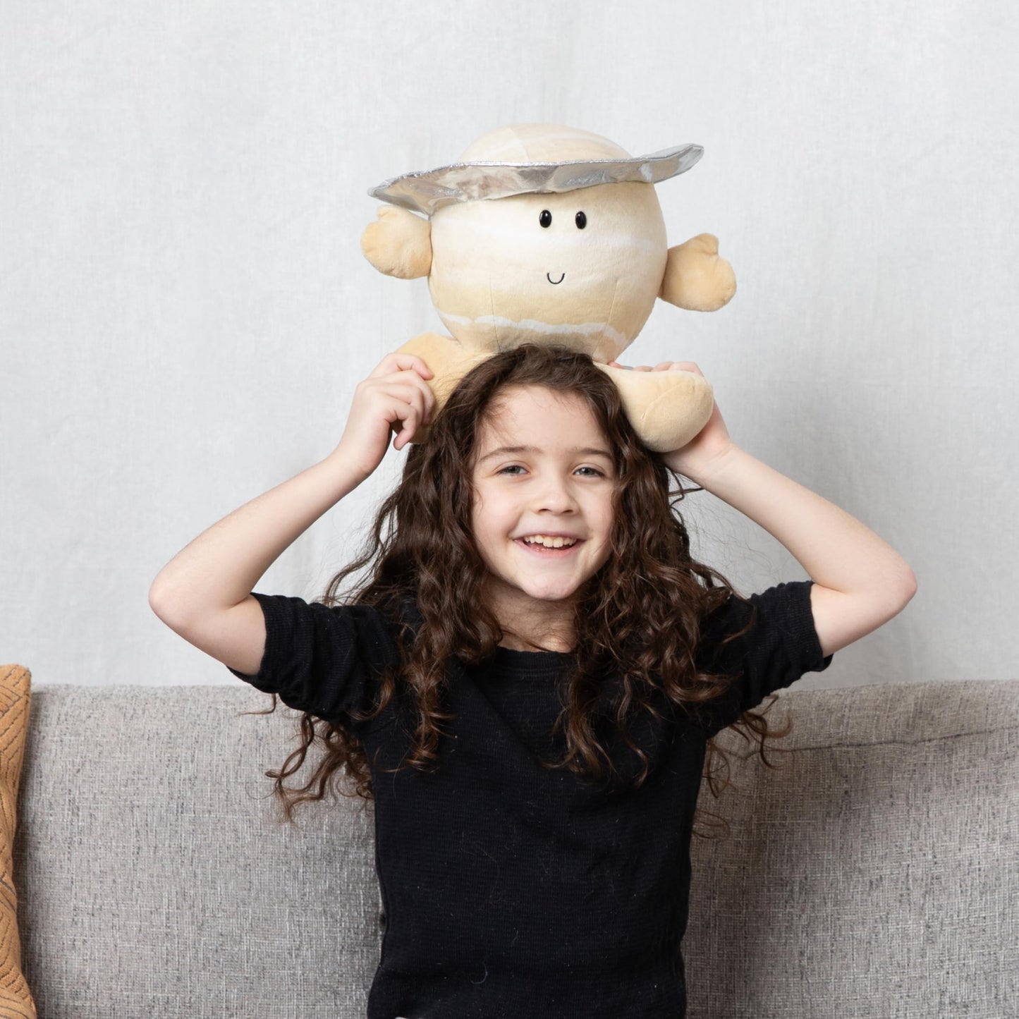 Celestial Buddies Saturn Buddy | 10" Soft Stuffed Plush, Embroidered Features, Fun Planet Facts Tag for Kids - STEM Learning, Educational Gift,…