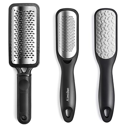 Foot File Callus Remover,Colossal Foot Rasp and Professional Foot Scrubber Pedicure Kit to Remove Hard Skin for Wet and Dry Feet,Surgical Grade