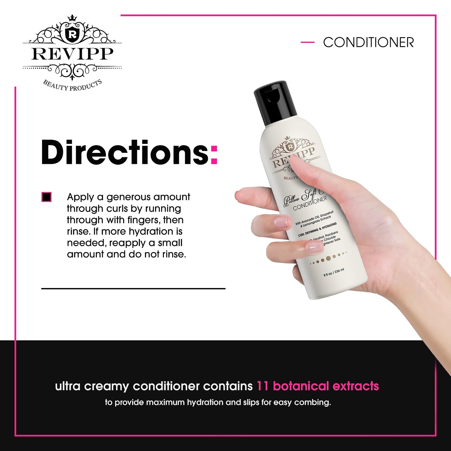 REVIPP Shower Combo: Shampoo and Conditioner Duo for Luxurious Hair Care - Rejuvenating and Hydrating Formula for a Refreshing Shower Experience