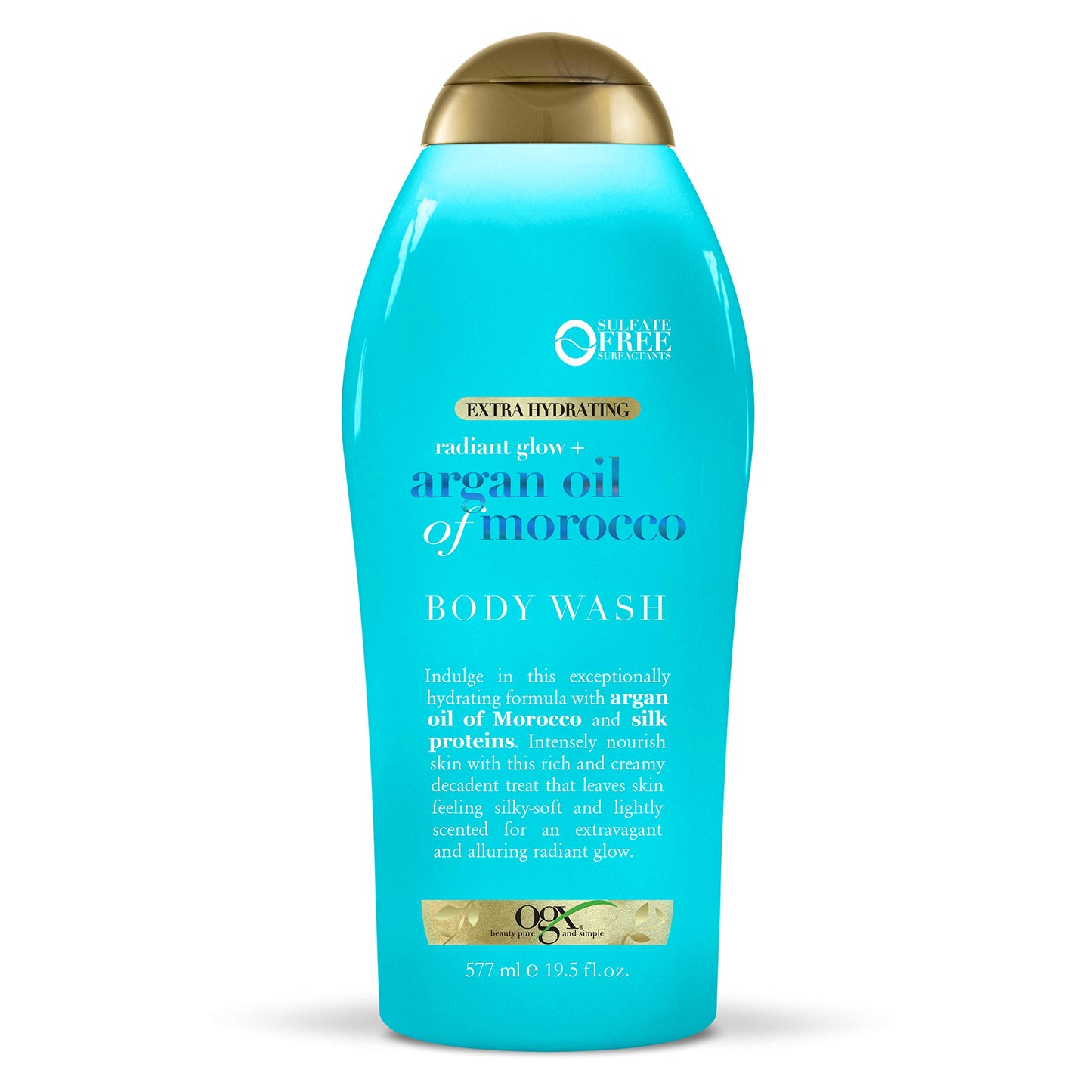 Ogx Body Wash Argan Oil Of Morocco 19.5 Ounce (577ml) (3 Pack)