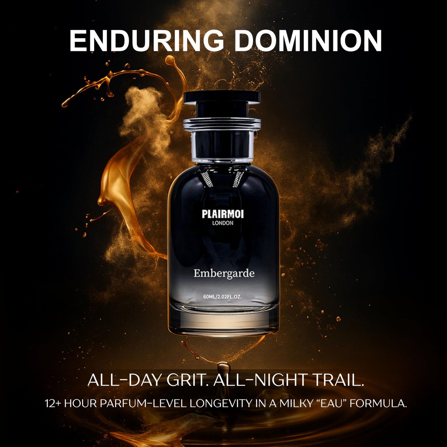 PLAIRMOI Men’s Pheromone Cologne - Long-Lasting Masculine Scent for Confidence & Attraction - Magnetic Fragrance for Dates, Work & Everyday Wear, 2.02 Beauty & Personal Care PLAIRMOI