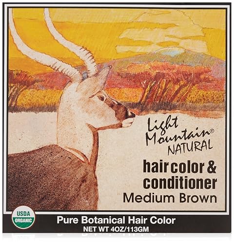 LIGHT MOUNTAIN Henna, Brown, 4 Ounce