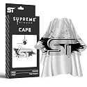 Supreme Trimmer Premium Barber Cape | Professional Hair Stylist Waterproof, Hook Closure Cape; Salon, Barber, or Home Use | Ghost Ink