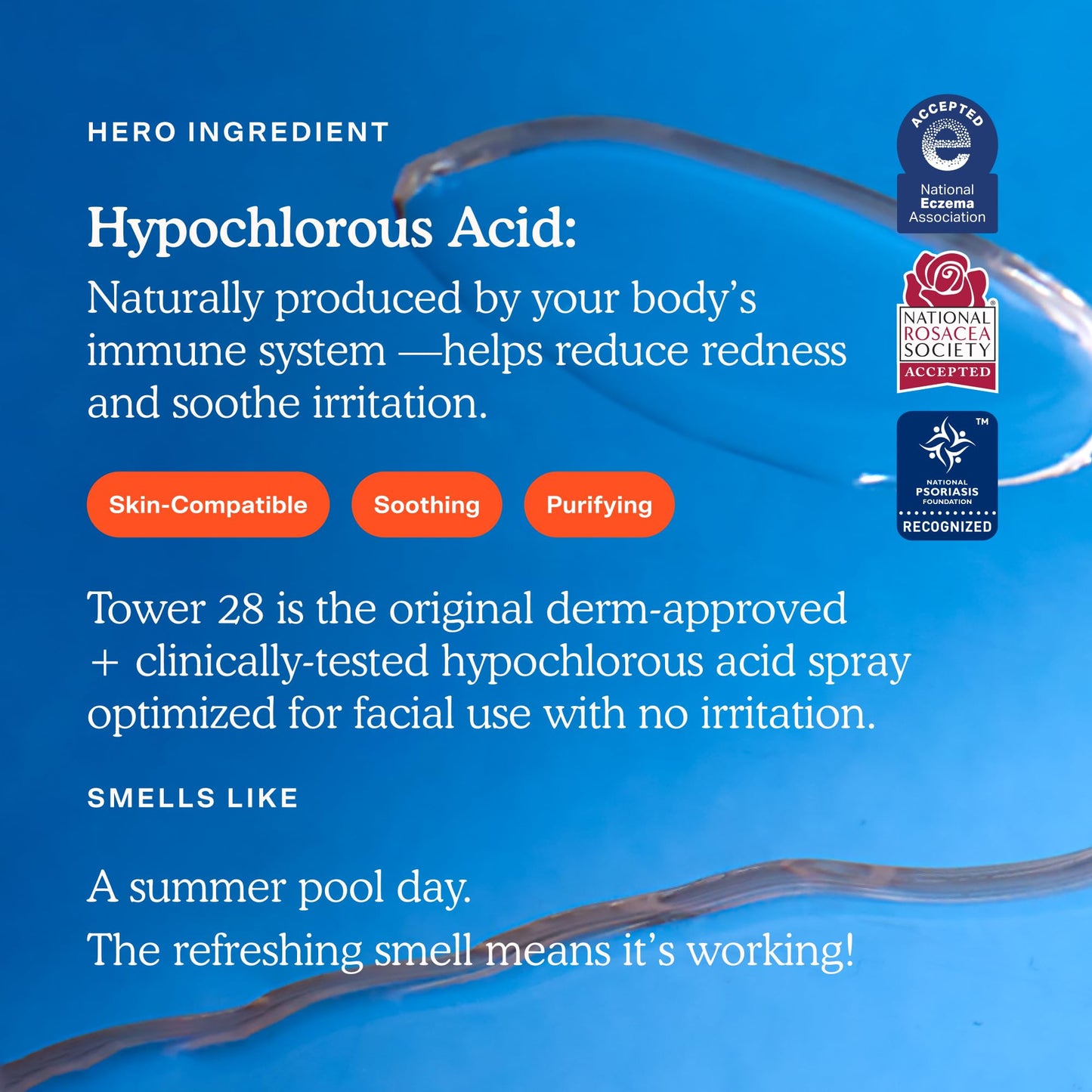 Tower 28 SOS Daily Rescue Facial Spray 4 oz – Hypochlorous Acid Toner for Sensitive Skin, Reduces Redness & Breakouts, Soothing Face Spray