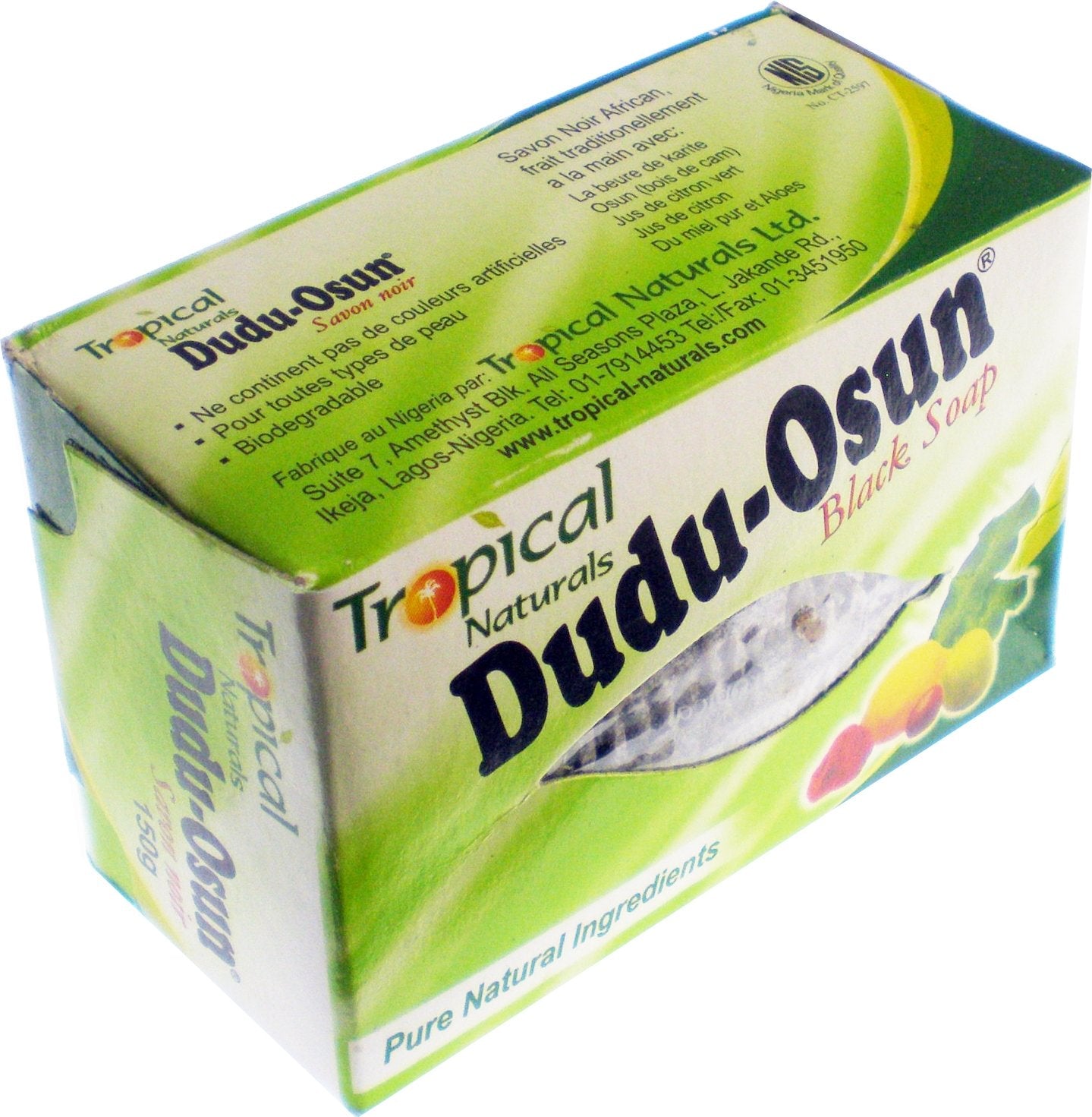 Dudu-Osun African Black Soap 150g (2 Pack) Beauty & Personal Care Dudu-Osun