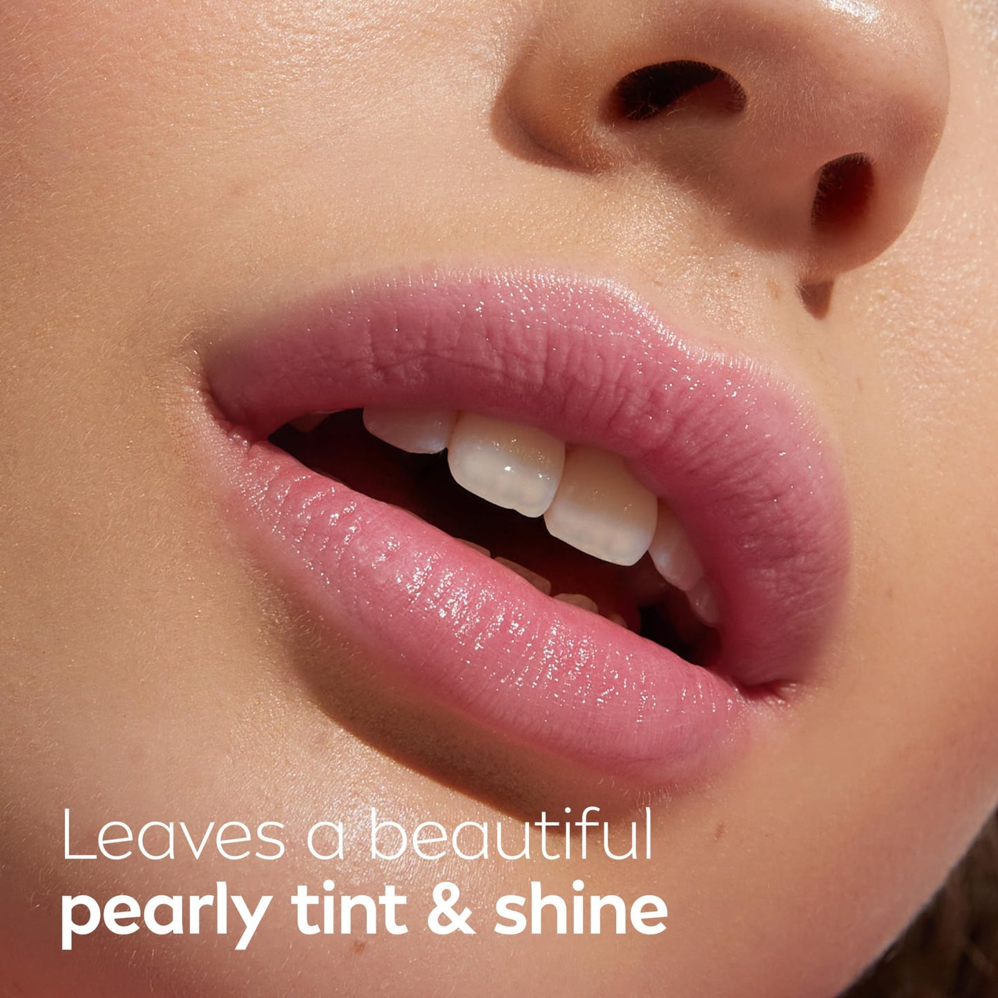 NIVEA Shimmer Lip Care, Shimmer Lip Balm with Shea Butter, Nourishing Oils and Vitamin C & E, 3-in-1 Moisture, Repair (for Dry Lips) and Shimmer, 0.17