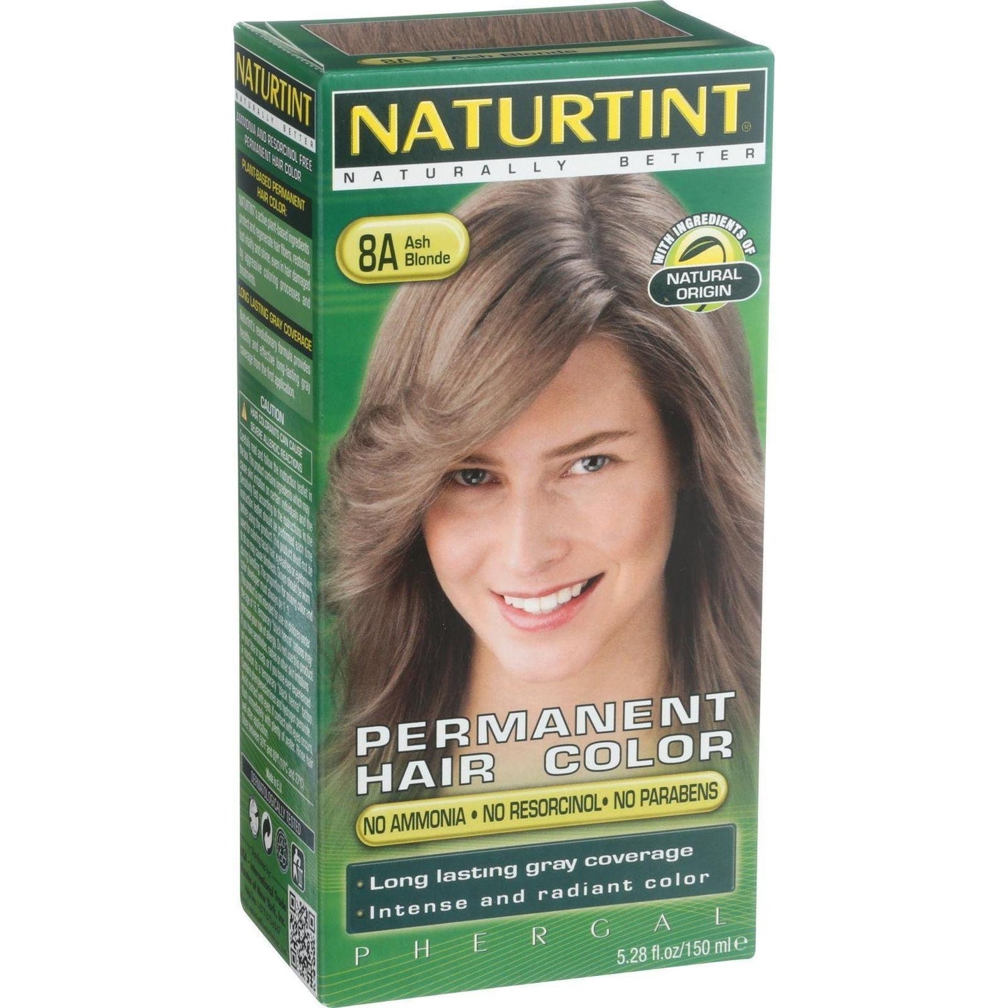 NATURTINT Hair Color,8A,ASH Blonde, 5.28 FZ