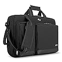 Solo New York Hybrid Briefcase Backpack - Laptop Carrying Bag for Women & Men, Fits 15.6" Computer, Brief for Travel & Work, Internal Tablet Pocket