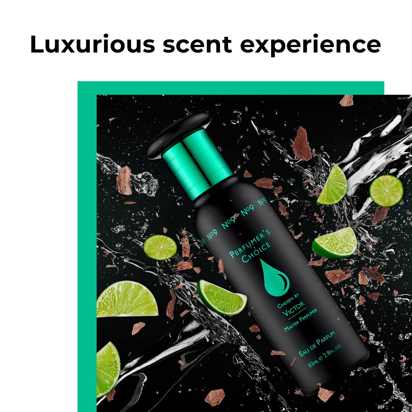 Perfumer's Choice Milton-Lloyd No 9 Victor - Cologne for Men - Aromatic Fougere Fragrances - Mens Cologne - Long Lasting Perfume for Men - 2.8 oz