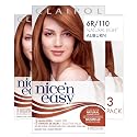 Clairol Nice'n Easy Permanent Hair Dye, 6W Light Mocha Brown Hair Color, Pack of 1