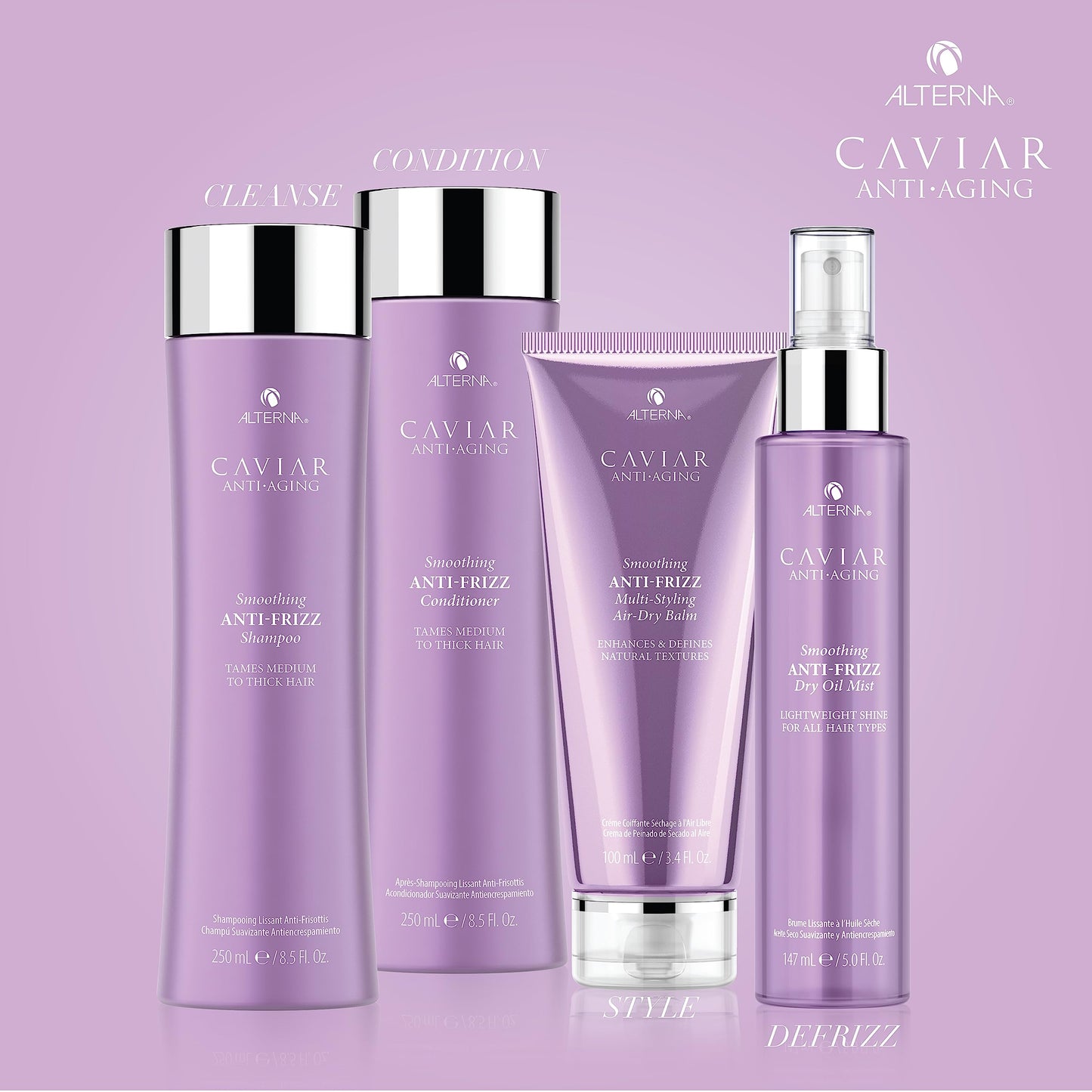 Alterna Haircare CAVIAR Anti-Aging Smoothing Anti-Frizz Conditioner 16.5 Fl Oz| For Medium, Thick Hair | Smooths Hair, Tames Frizz | Sulfate Free