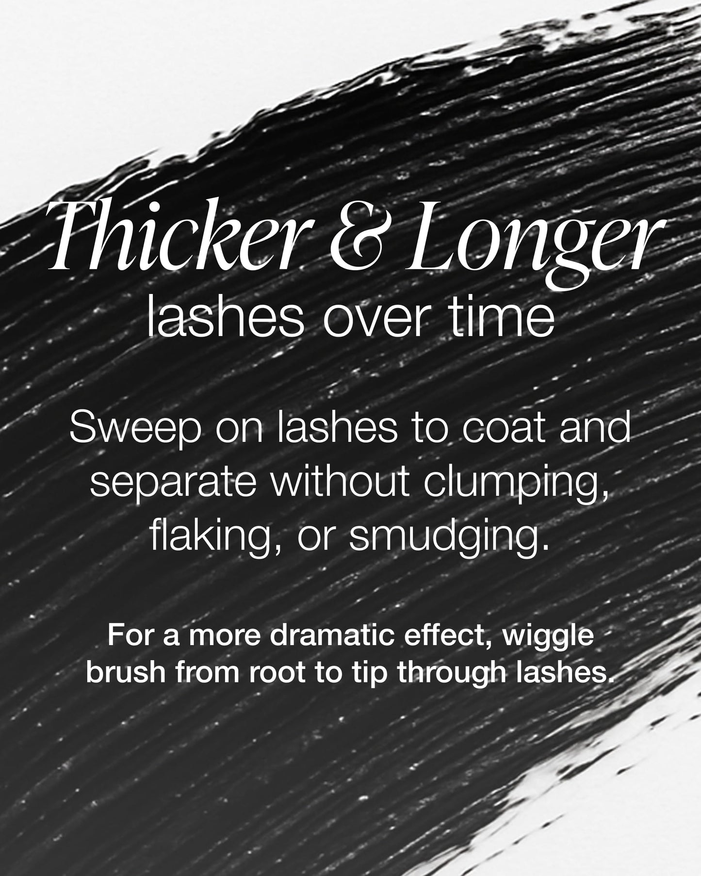 Mineral Fusion So Ageless Fanned Out Volume Mascara (Black) - Conditioning Formula For Look of Thicker, Longer Lashes - Hypoallergenic With Peptides