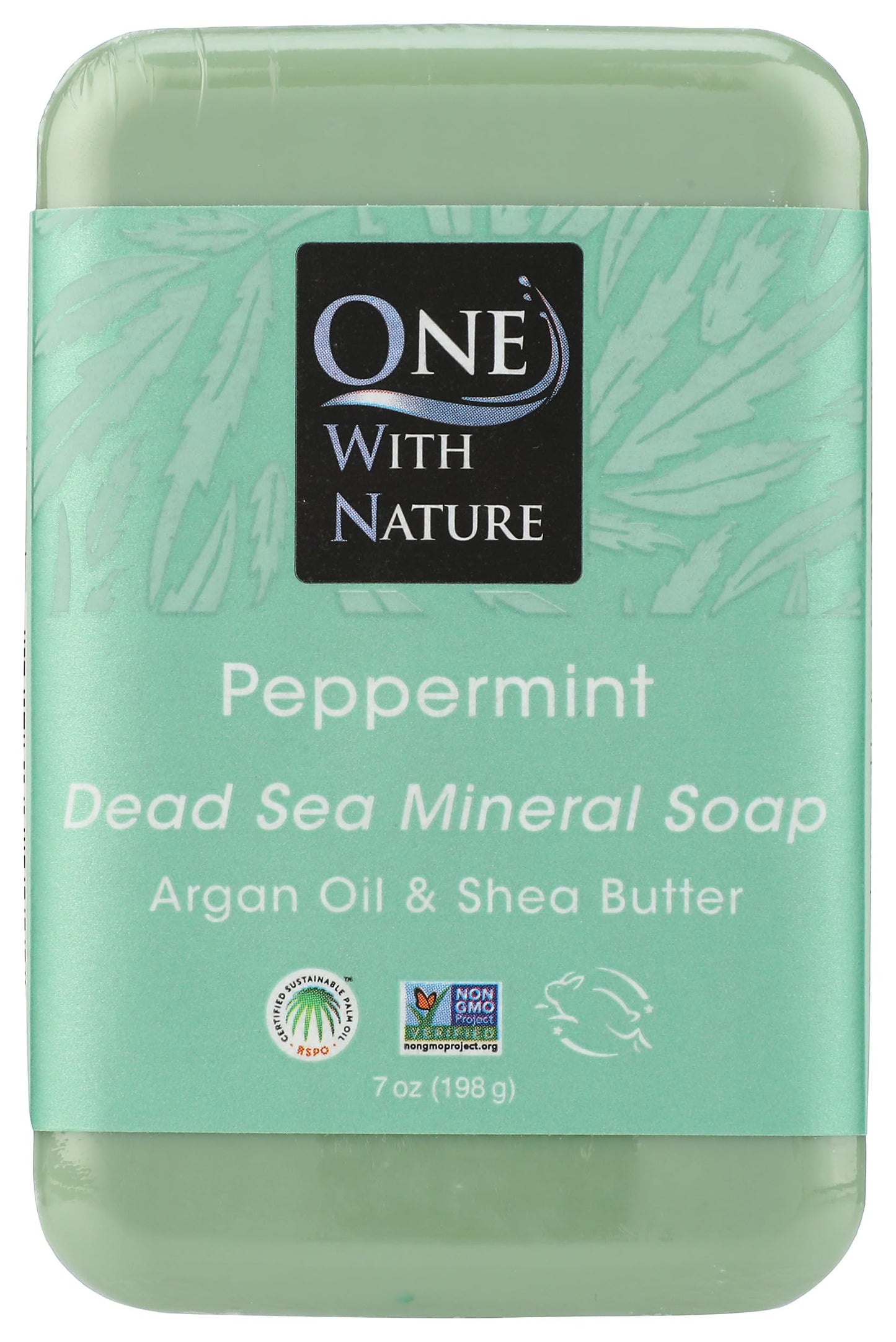 One With Nature Dead Sea Hemp Bar Soap, 7 OZ