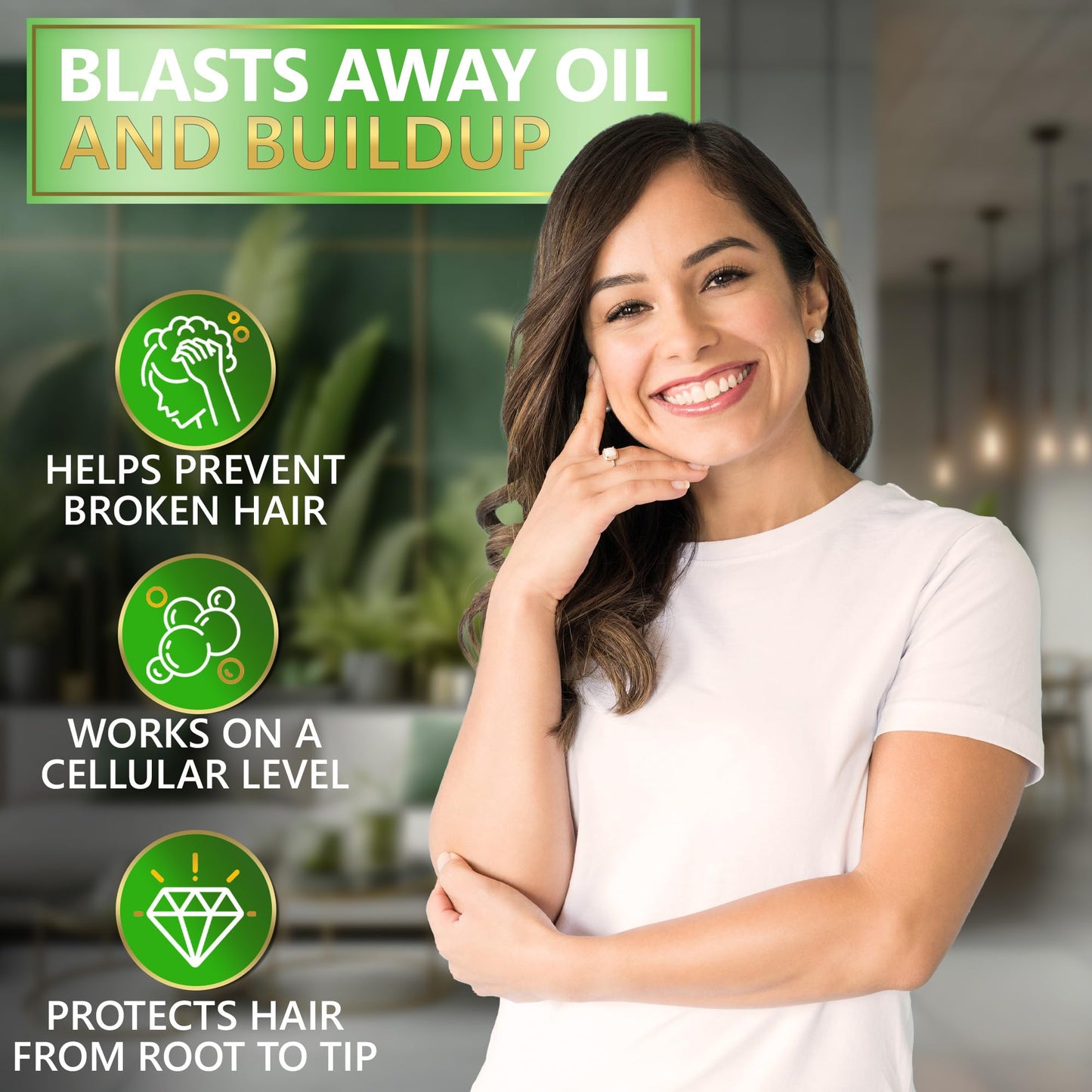 Tea Tree Oil and Mint Shampoo and Conditioner Set - Sulfate and Paraben Free Formula for Women and Men - Enriched with Peppermint to Help