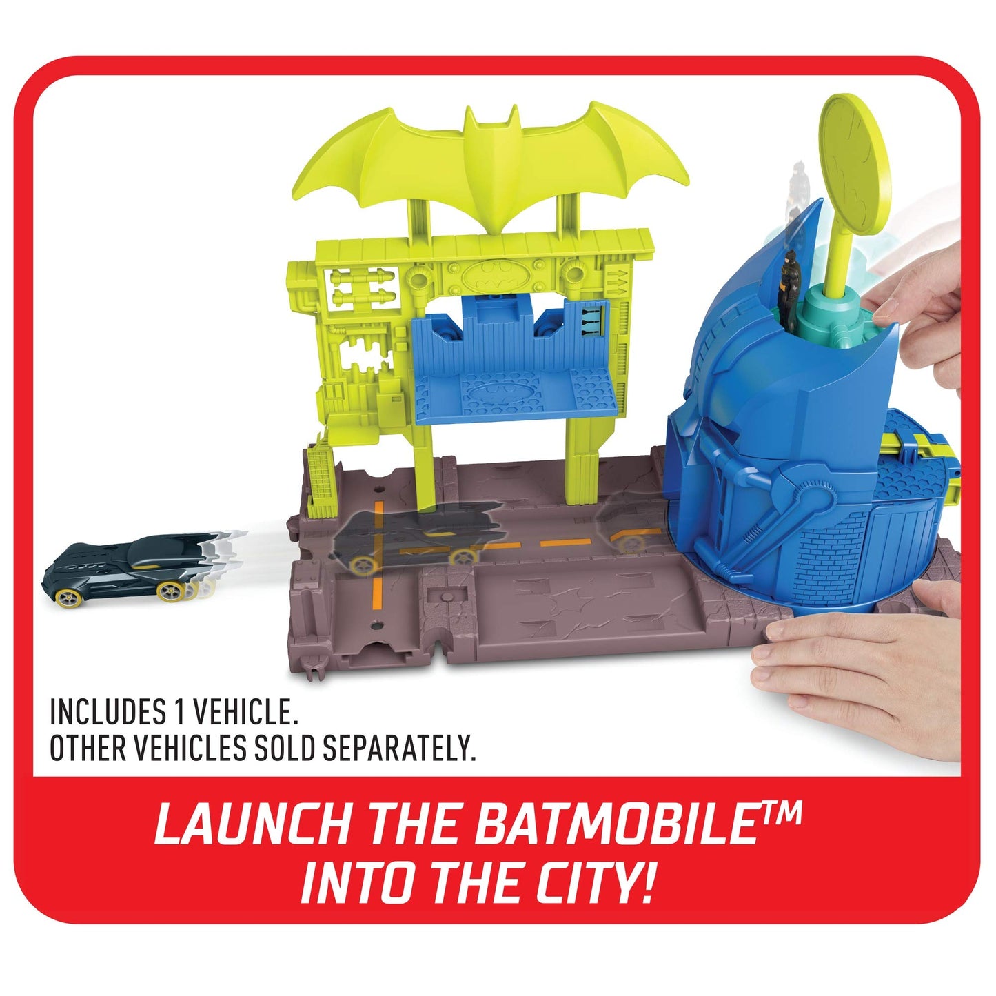 Hot Wheels City Batman, The Joker Fun House, Killer Croc Sewer Sets Ages 3 to 6 Years Old