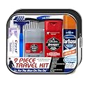Convenience Kits International Men's Deluxe, 9-Piece Kit with Travel Size TSA Compliant Essentials , Featuring: Old Spice Products in Reuseable