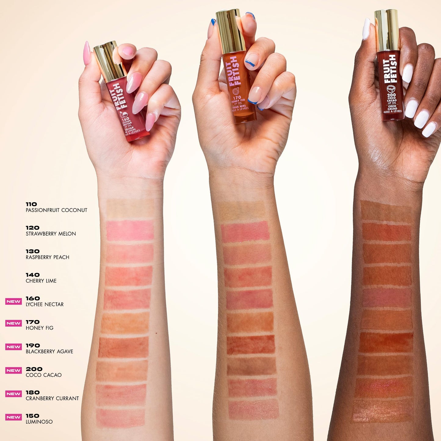 Milani Fruit Fetish Lip Oil, Tinted Lip Gloss & Hydrating Lip Oil Treatment, Moisturizing Non Sticky Clear Shine, High Shine Lip Balm for Dry Lips
