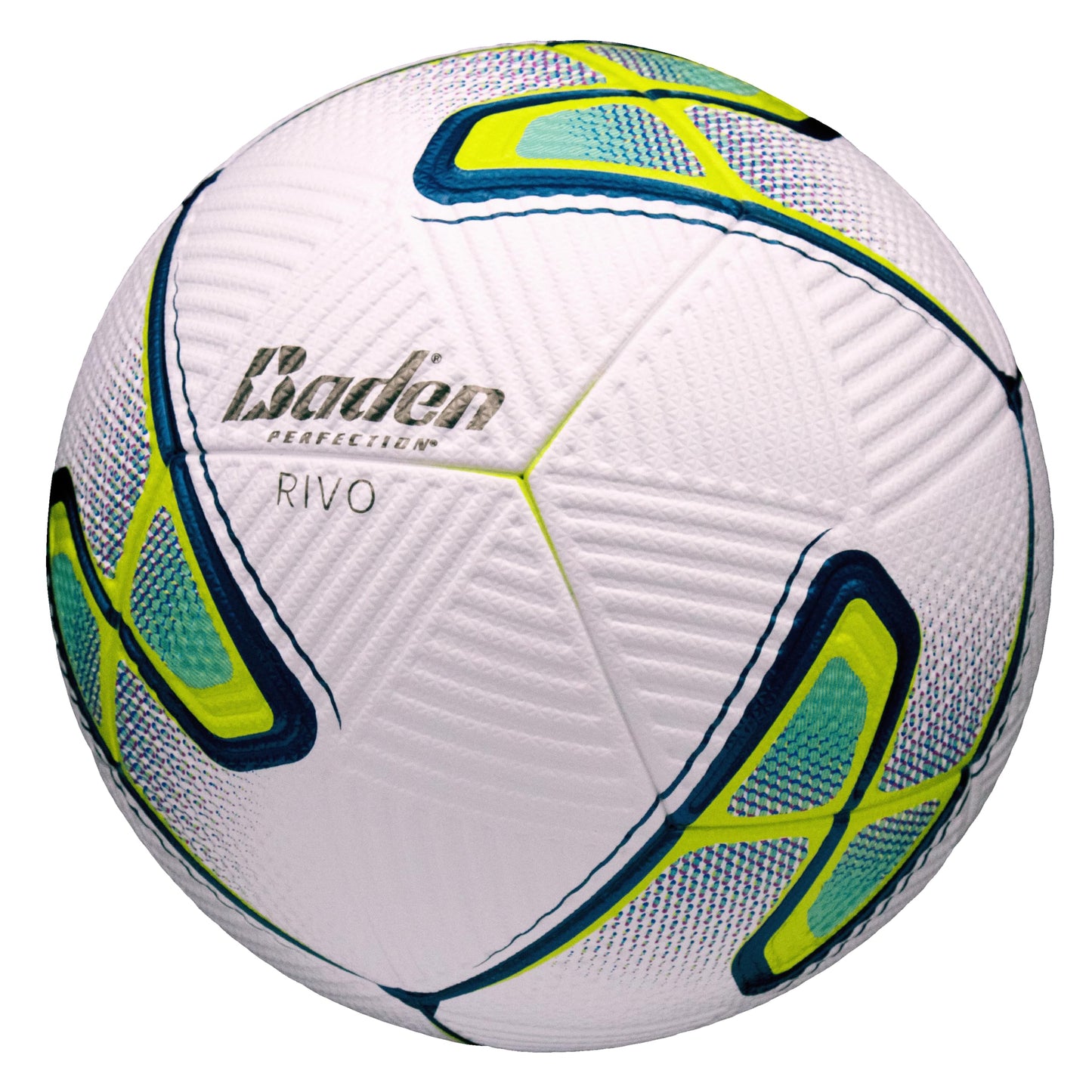Baden | Rivo | Perfection Match Soccer Ball | Seamless 12-Panel Thermal Bonded | Soft-Touch PU + LPOE Cover with Corduroy Control Texture | Size 5…