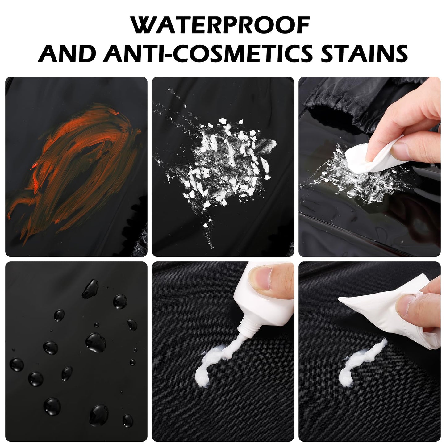 GCZC Large 16.5" Travel Makeup Train Case – Professional Cosmetic Organizer with Adjustable Dividers, Brush Storage & Shoulder Strap (Black)