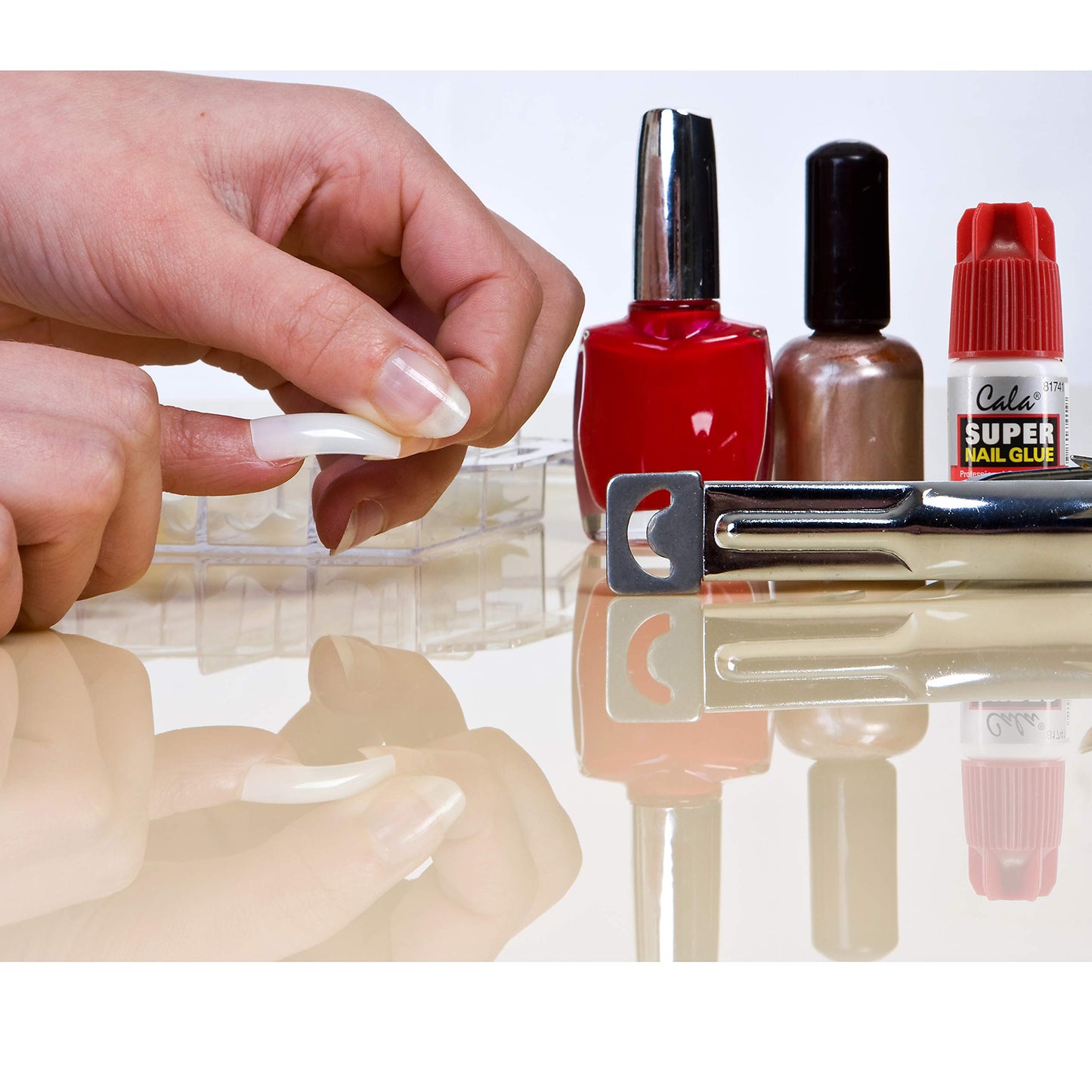 CALA Super Nail Glue - Professional Quick Dry Nail Glue Adhesive for False Nails, Tips & Art Accessories - Salon Quality Strong Hold for Natural Nail
