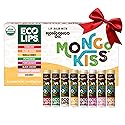 Mongo Kiss USDA Organic Lip Balm Set 8-pack (0.15 oz. each) with Mongongo Oil & Cocoa Butter to Moisturize Chapped Lips | Made in USA by Eco Lips